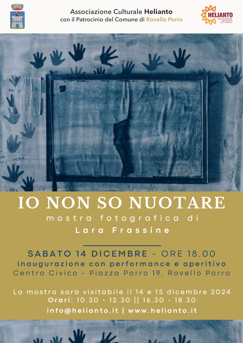 Io non so nuotare - Mostra Fotografica Lara Frassine